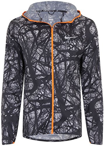 ENCHANTED WINDRUNNER - GREY / BLACK / ORANGE ( PRE OWNED - ASIA SIZING )