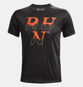 UA STRIDE 2.0 T-SHIRT - BLACK