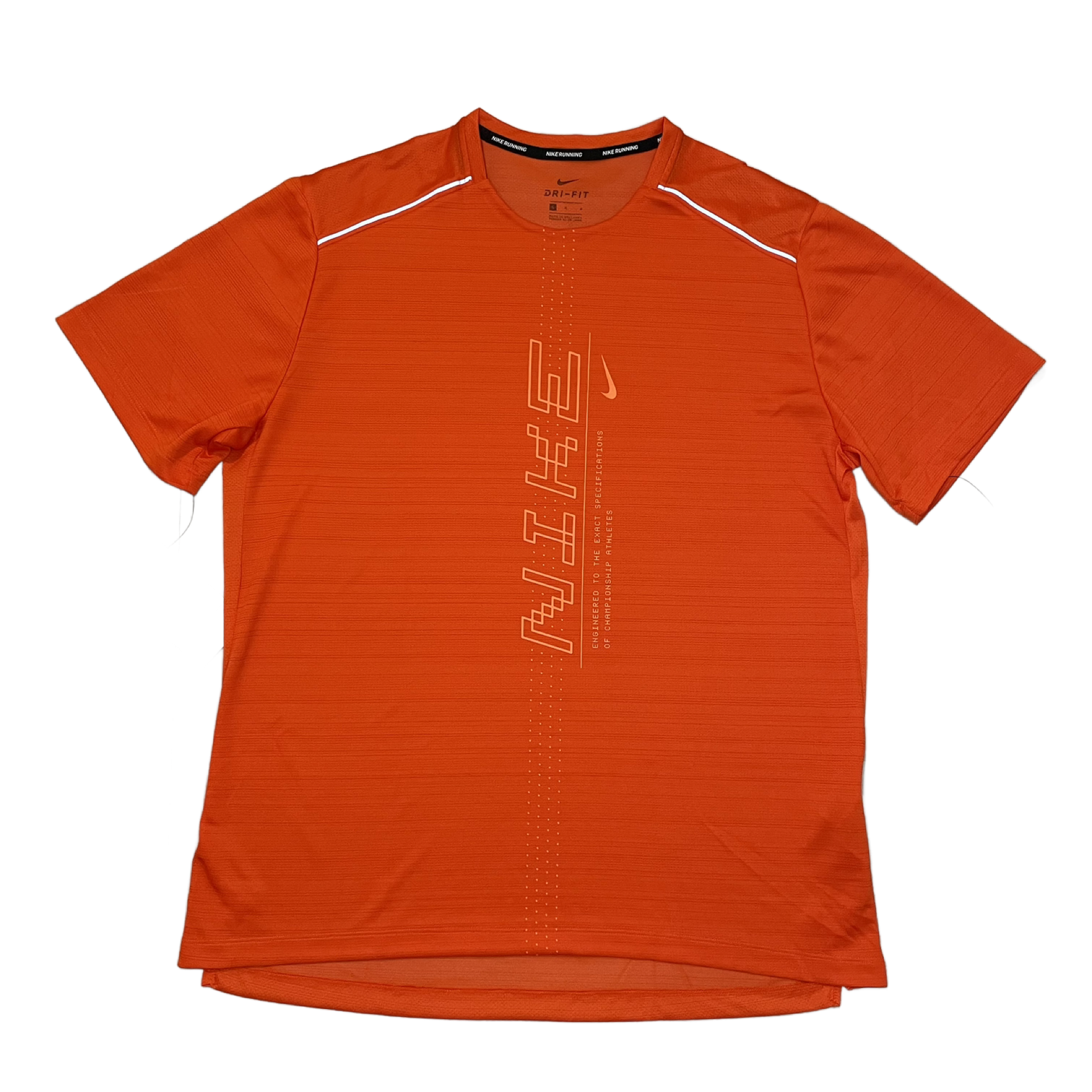 MILER LETTERED 1.0 T-SHIRT - BURNT ORANGE