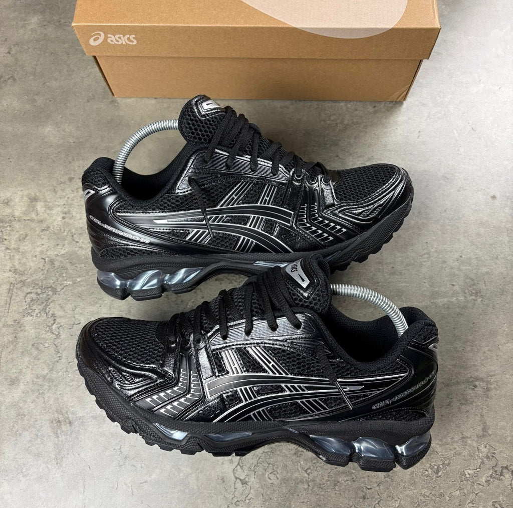 Asics Kayano 14's Black Pure Silver