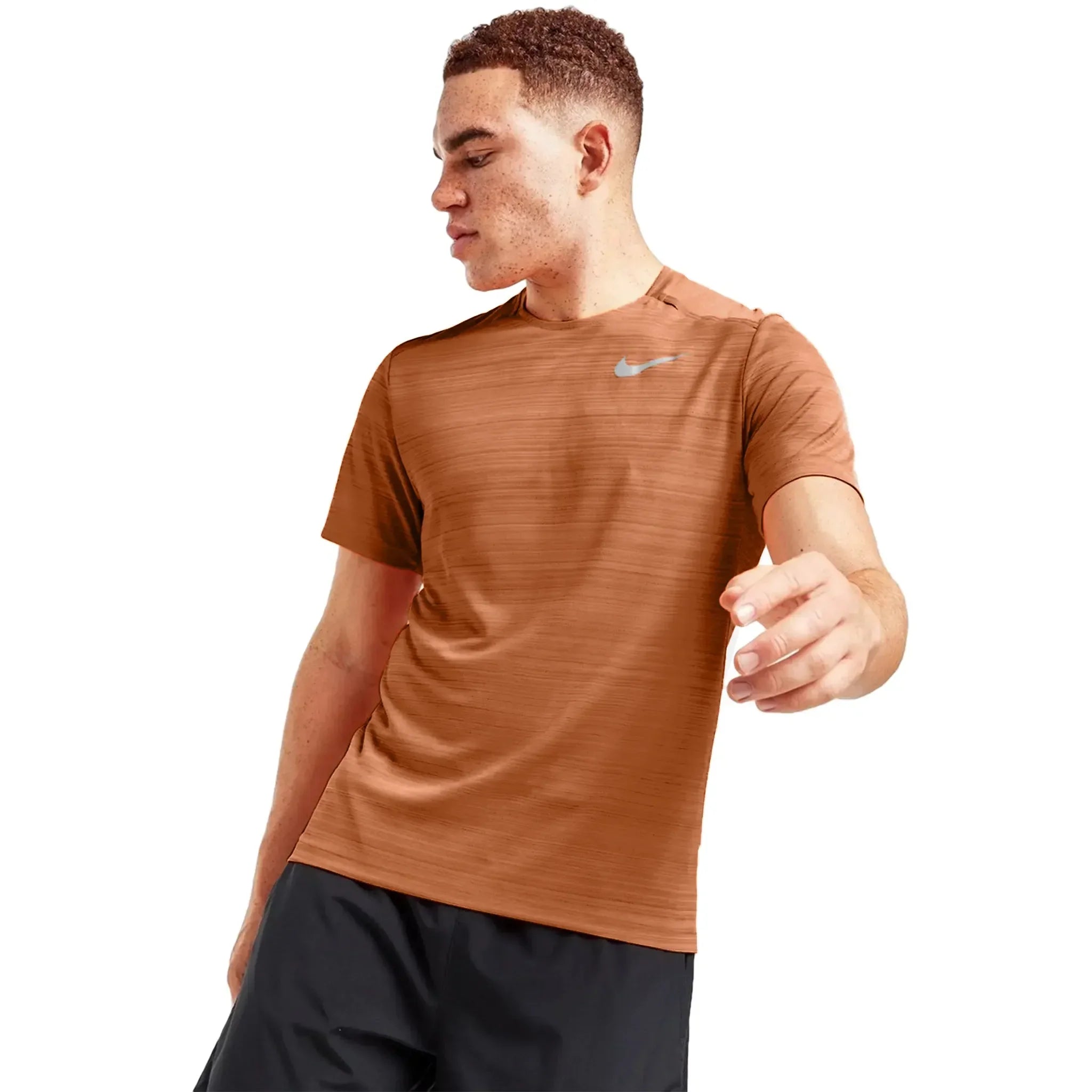 MILER 1.0 T-SHIRT - DARK RUSSET ( ASIA FITTING )